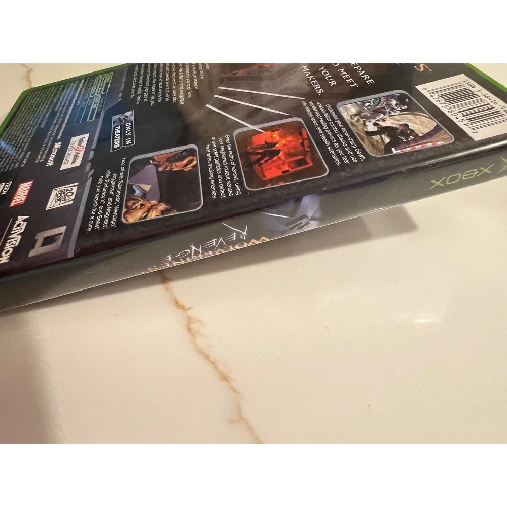 X-Men Next Dimension & X2 Wolverine's Revenge Xbox Game Bundle Marvel Activision
